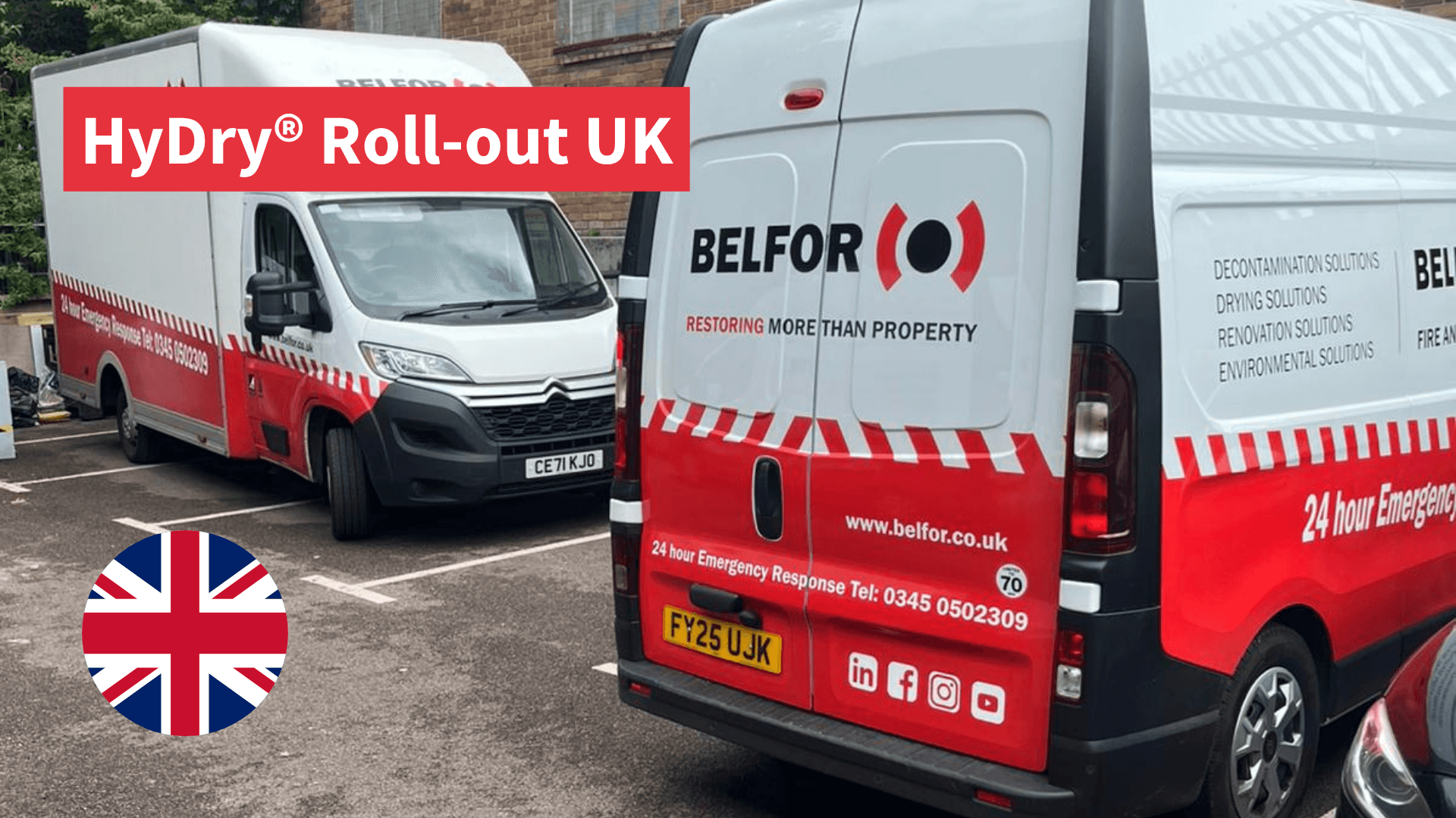 HyDry® im Einsatz in Großbritannien